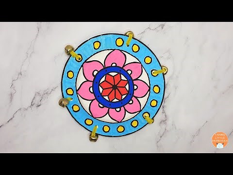 Paper Plate Tambourine Craft for Kids