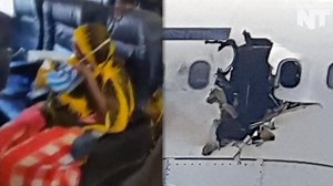 3.6K reactions · 1.3K shares | A passenger was sucked out of a plane after a mysterious explosion ripped a hole in the aircraft | NowThis | Facebook
