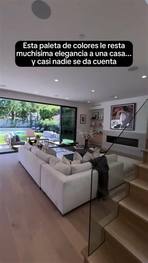Esta paleta de colores le resta muchísima elegancia a una casa... y casi nadie se da cuenta