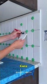“Tile Leveling Clips Make This So Easy!”#TileInstallation #HomeRenovation #TileLeveling #DIYHome