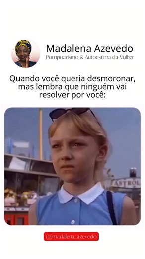Madalena Azevedo/Especialista em Saúde Íntima on Instagram: "Tem dias em que a vontade é simplesmente parar… mas aí a realidade bate e lembra que, se você não fizer, ninguém faz. E não é sobre ser “forte o tempo todo”, é sobre sobreviver do jeito que dá, com óculos escuros, dignidade e um restinho de coragem. ❤️ ➡️ Se você já passou por isso, salva esse vídeo pra lembrar da sua força e manda pra aquela amiga que sempre segura o mundo no colo."
