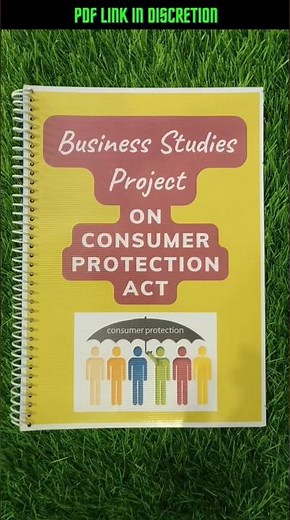 Project On Consumer Protection Act Class 12th