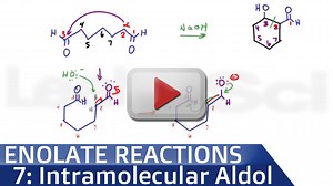 Intramolecular Aldol Condensation Reaction and Mechanism Video
