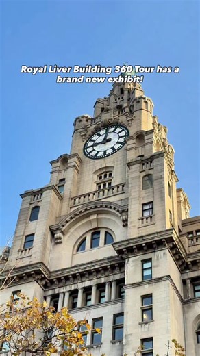 Liverpool’s Royal Liver Building has unveiled a new state-of-the-art interactive exhibition at the Royal Liver Building 360 Tour 🕰️ Using cutting-edge digital technology to bring the building’s extraordinary history and cultural significance vividly to life - the new exhibition features a striking projection-mapped clock face and a large-scale video wall, combining heritage storytelling with the latest visual technology. You can see the new exhibit in the Visitor Centre as part of the Royal Liv