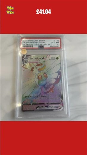 🔥 Butterfree SOLD £41.04 on eBay UK! 🚀 #pokemoncards