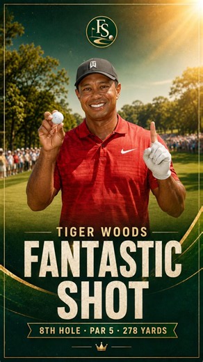 Tiger Woods’ Fantastic 278-Yard Shot at The Masters