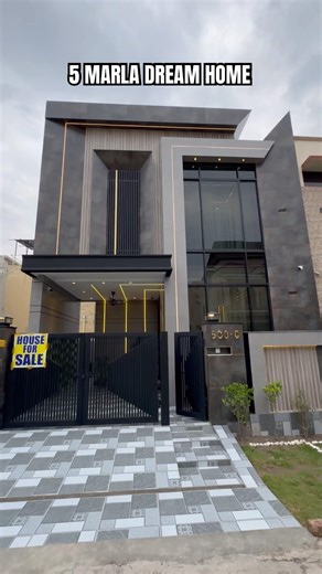 5 Marla Dream Home front Design DHA Lahore #shorts #reels #5marlahouse #home