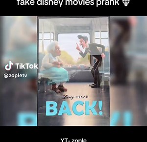 fake disney ai movie poster reactions #fyp #zople #aidisney #ai
