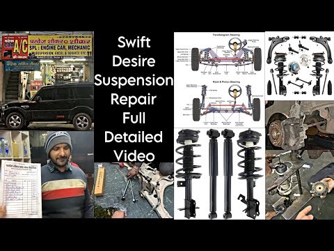 Swift Dzire Suspension Repair 🔧 | Full Detailed Video | Parts + Cost + Bill Proof | Hindi