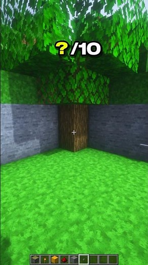 How to Make a Secret Tree Door in Minecraft – Hidden Base | CupSapling #minecraft #redstone #shorts