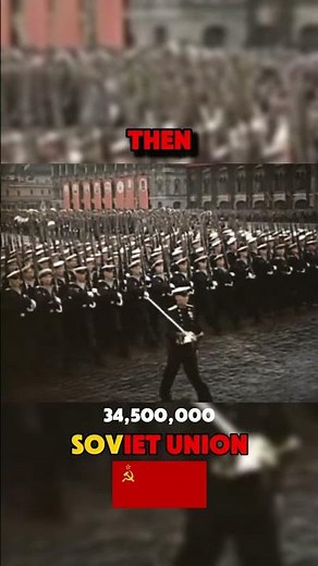 WWII vs Today Army Sizes Will Shock You #history #usa #sovietunion #germany #russia #japan