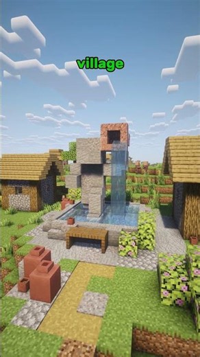 Minecraft fountain building ideas #minecraft #minecraftbuilding #minecrafttutorial