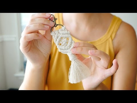 Macrame Keychain Tutorial | Easy DIY for Beginners