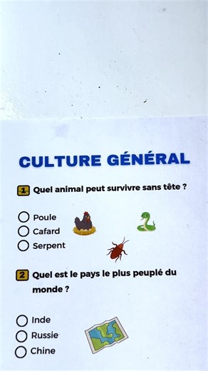 Quiz Culture Générale : Testez Vos Connaissances !