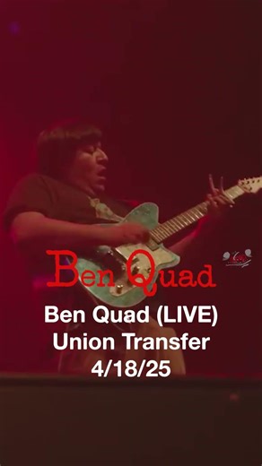 Ben Quad (LIVE) - 'You'll Get Nothing and Like It'