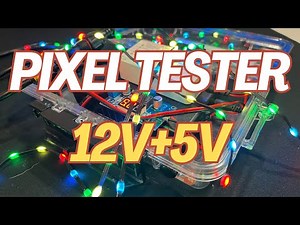 DIY LED Pixel Tester | 5V & 12V | Battery Powered with WLED (GLED Opto)
