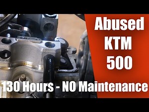 How to Check & Adjust 2021 KTM 500 EXC-F Shim Valves | 130 Hour 4 Stroke Dirt Bike Maintenance