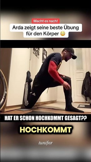 😳 Do it now! | Arda shows his best exercise for the body #ardasaatci #exercise