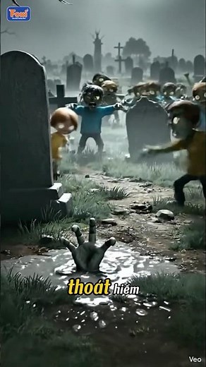 Cuộc Chạy Trốn Nghẹt Thở Trong Nghĩa Địa Ma Quái | Chạy Trốn Zombies 2 – Trò Chơi Kịch Tính Của Foxi