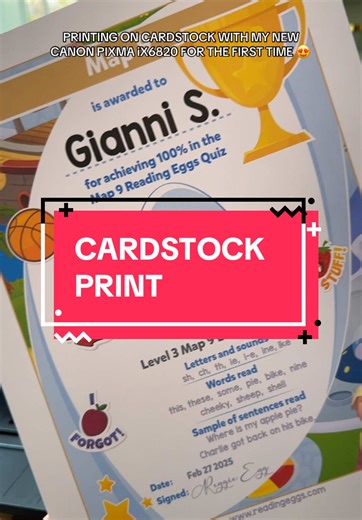 Experience High-Quality Printing on Cardstock