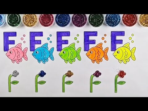 Learn Letter F 🐟🌸 | F for Fish & Flower | ABC Learning for Kids