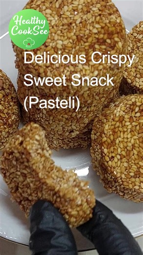 Παστέλι με 2 υλικά!! μόνο με μέλι και σουσάμι σε αναλογία 1:1 έτοιμο σε 20 λεπτά!!! #healthycooksee #recipe #healthy #νηστεία #νηστεια #νηστίσιμο #παστελι #μελι #honey #healthysnacks