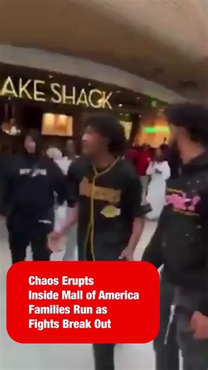 30K views · 311 reactions | MALL SHUT DOWN: Chaos erupted inside the Mall of America after multiple fights broke out, sending families running for safety. Full video in the first comment... | All About Veterans | Facebook