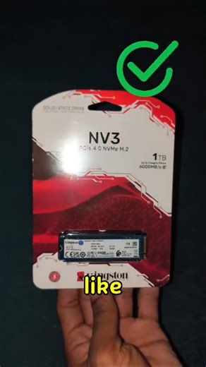 SSD NVMe 1TB da Kingston… velocidade INSANA 🚀💨Seu PC tá pronto pra isso?”