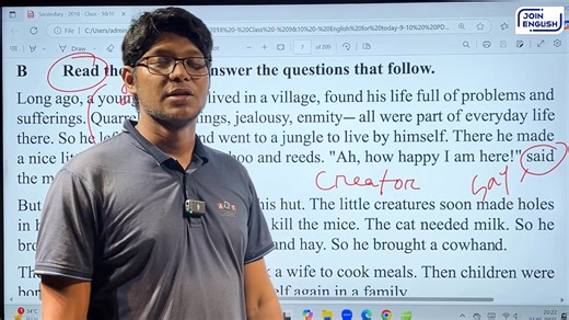 5.6K views · 139 reactions | SSC English 1st Paper Unit-01 Lesson-01: Can you live alone? #english1stPaper #sscenglish #englishpassage #englishlearning | Join English | Facebook