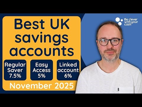 Best UK savings accounts for November 2025 - Up to 7.5%!