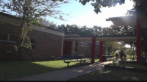 Principal Lawanda Polydore greeted every car pulling up at Hidden Oaks Elementary