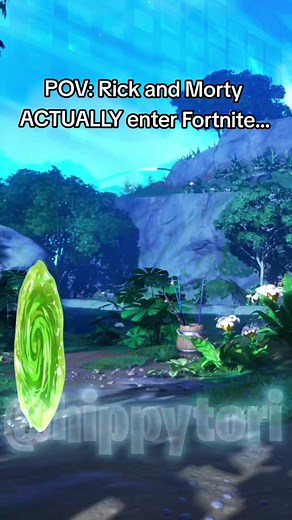 Intense Rick and Morty Adventure in Fortnite