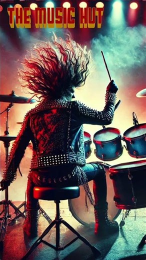 Motley Crue Inspired Hard Rock Backing Track for Drummers - 102bpm - (NO DRUMS) #backingtrack