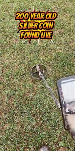 200 YEAR OLD SILVER COIN FOUND LIVE