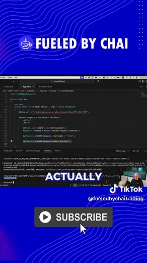 In this video, I show how easy it is to pull live market data from a crypto exchange API using Java and OKHTTP inside Visual Studio Code. After correcting the market symbol format (BTC-USD-PERP ✔️), the API returns exactly what we need: 📊 Best bid & ask prices 📈 Order sizes ⏱️ Server timestamp 🔁 Sequence data If you're building automated crypto trading strategies, understanding how to request, parse, and use live market data is absolutely essential—and this is one of the simplest ways to get