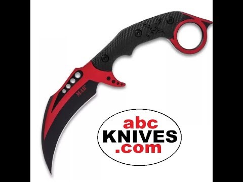 M48 Liberator Falcon 2Cr13 Red TPU Fixed Karambit — SKU: UC3334RD