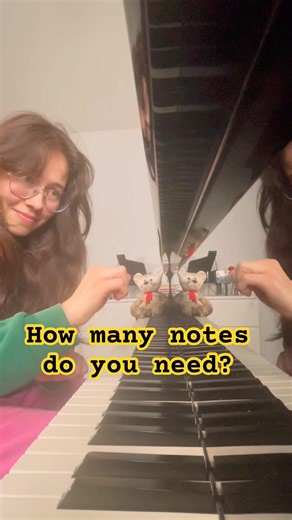 How many notes do you need to recognize this piece?🧐 #piano #music