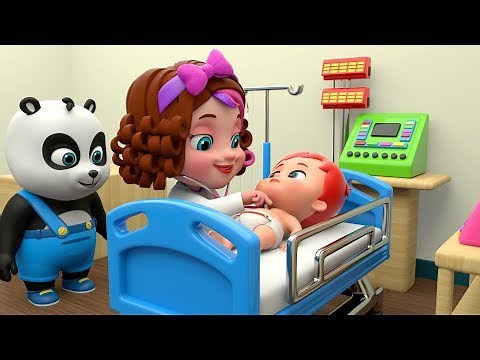 Kids' Medical Doctor Pretend Playtime with Pinky and Panda