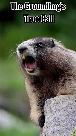 The Sound of the Groundhog!