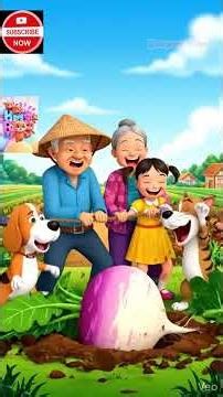 The Giant Turnip – Fun Kids Story About Teamwork | Short Animated Story for Children