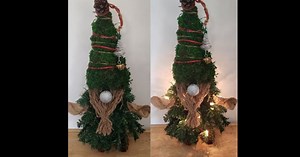 How To Make A Christmas Tree Gnome That Lights Up!