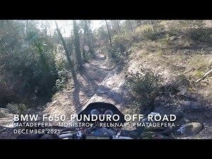 Last 2021 BMW F650 Funduro Off Road Route