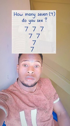 How Many 7s Do You See? Visual Brain Teaser Challenge