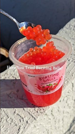 Bursting Balls Boba make any drink fun and delicious! #boba