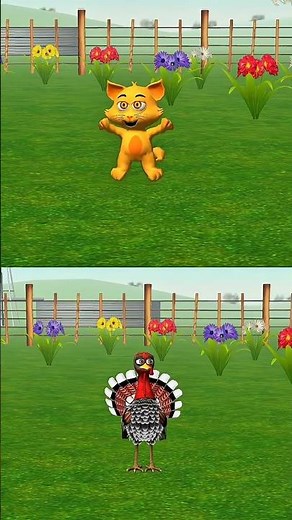 El Pollito Pio 3D Gaming-la granja de zenon! 🔥#pollitopio3d #shorts #pavoreal #gato #animals