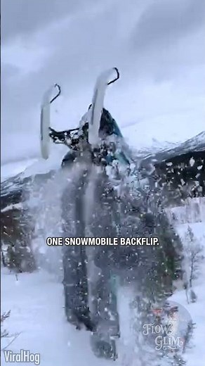 When Tricks Meet Gravity: Epic Snowmobile Fail ❄️😂