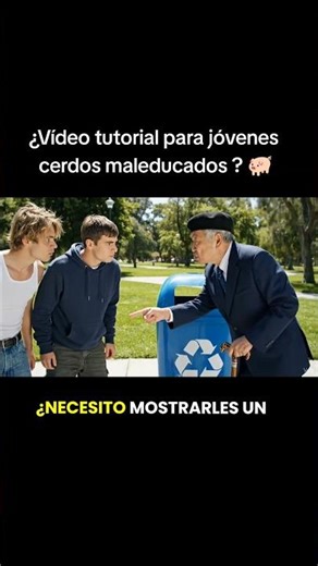 Manolo reprende a jovenzuelos maleducados amantes de las bebidas energéticas #jovenes #videotutorial