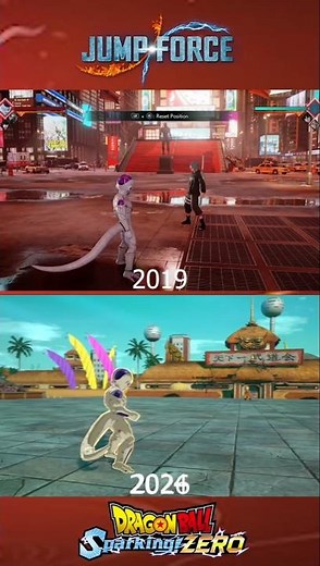Which FRIEZA transformation into GOLDEN FORM Is Better? Jump Force vs SparkingZero #game #dragonball