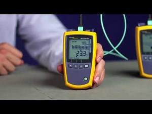 MultiFiber Pro- Optical Power Meter and Light Source: By Fluke Networks