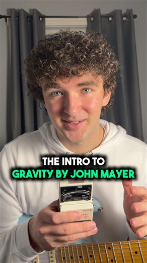 Gravity by John Mayer | (Intro) Guitar Tutorial 🎸 #guitar #guitarist #gravity #johnmayer